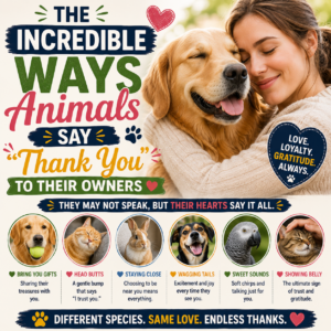 The Incredible Ways Animals Say “Thank You” to Their Owners