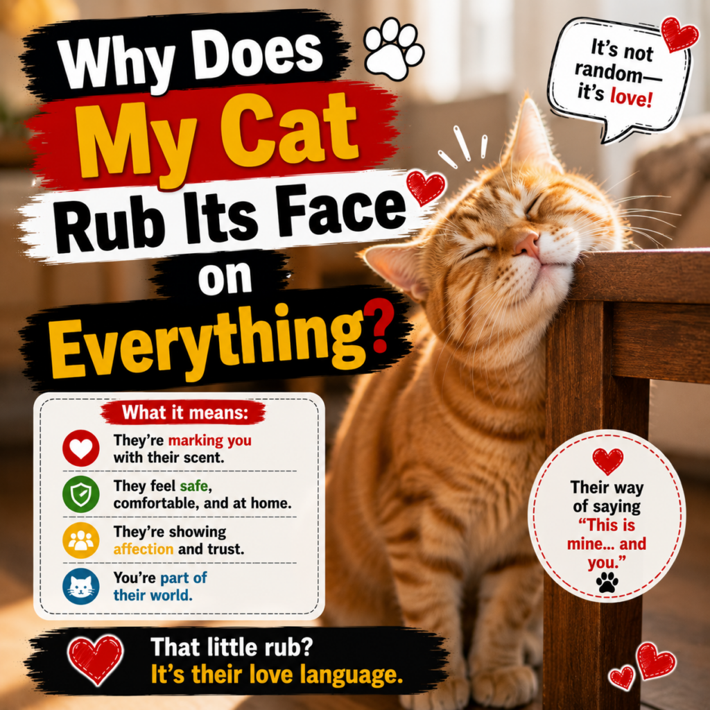 Why Does My Cat Rub Its Face on Everything? Feline Scent-Marking Decoded