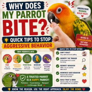 Why Does My Parrot Bite? Quick Tips to Stop Aggressive Behavior