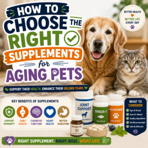 How to Choose the Right Supplements for Aging Pets