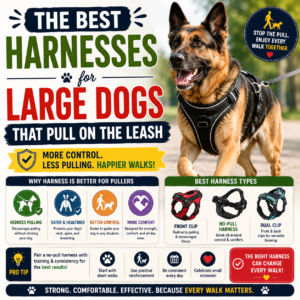 The Best Harnesses for Large Dogs That Pull on the Leash