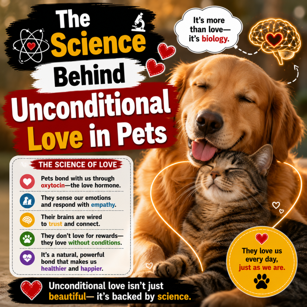 The Science Behind Unconditional Love in Pets: The Neurobiology of the Human-Animal Bond