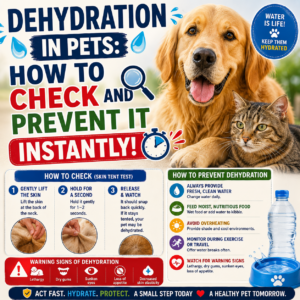 Dehydration in Pets: How to Check and Prevent It Instantly
