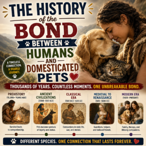 The History of the Bond Between Humans and Domesticated Pets