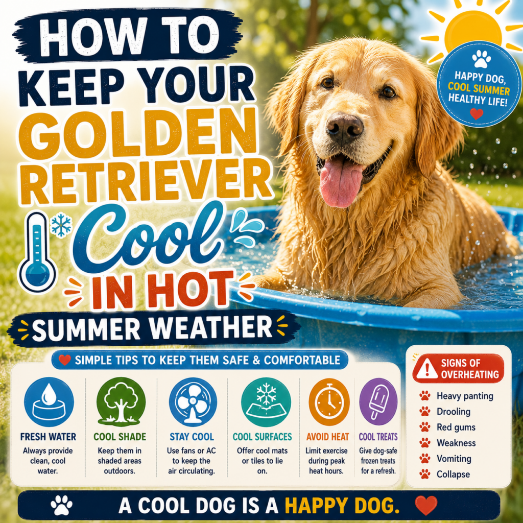 How to Keep Your Golden Retriever Cool in Hot Summer Weather