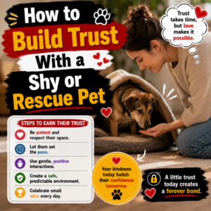 How to Build Trust With a Shy or Rescue Pet: The Psychology of Decompression