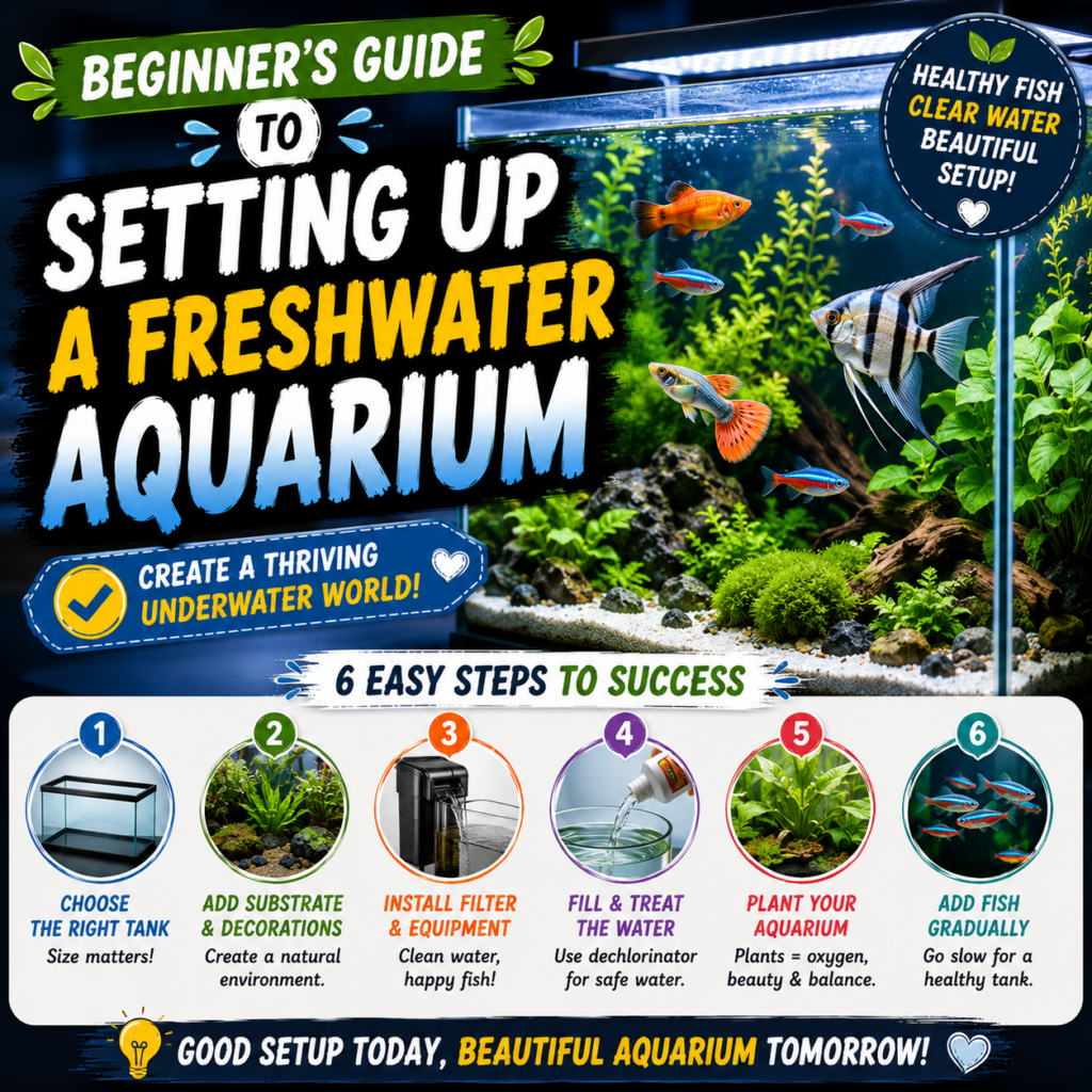 Beginner's Guide to Setting Up a Freshwater Aquarium: Step-by-Step