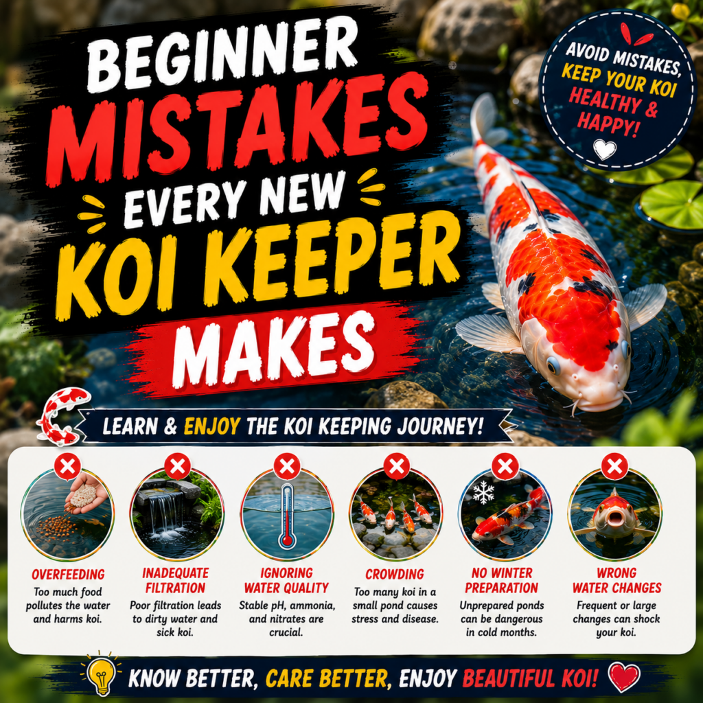 Beginner Mistakes Every New Koi Keeper Makes: 6 Pitfalls to Avoid
