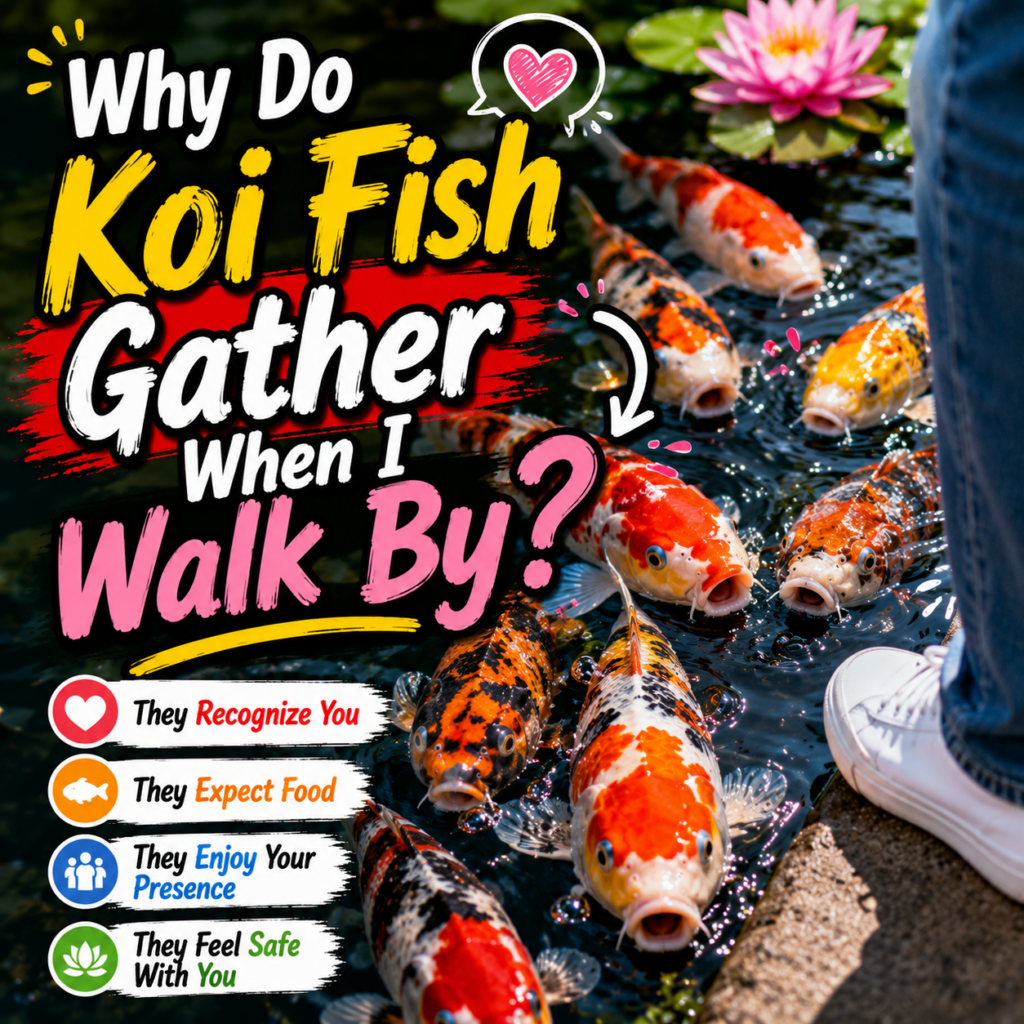 Why Do Koi Fish Gather When I Walk By? 4 Surprising Reasons